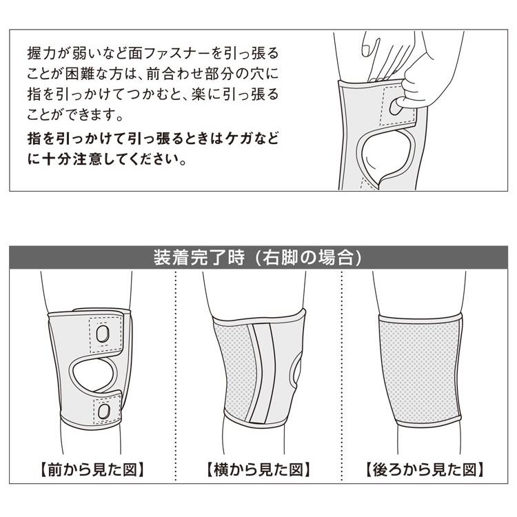 ファシリエイド 【ポスト投函】ファシリエイドサポーター 膝ショート 1