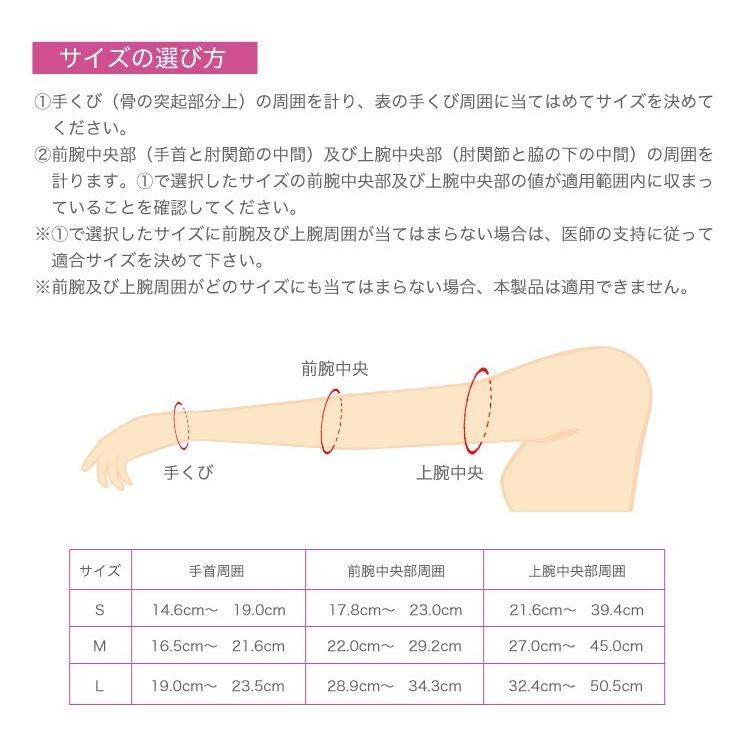 日本シグマックス 【ポスト投函】リンパディーバ スリーブ 医療用 弾性 