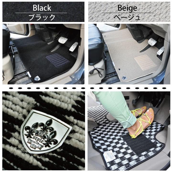z-style N-BOX Slash NBOX スラッシュ [ N/ ] フロアマット チェック柄
