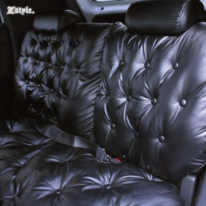 後部座席 シートカバー トヨタ bB 【旧車種】 リア席[1列分]シートカバー グラマラス VIP ドレスアップ Z-style ※オーダー生産（約45日後）代引不可 | z-style | 03