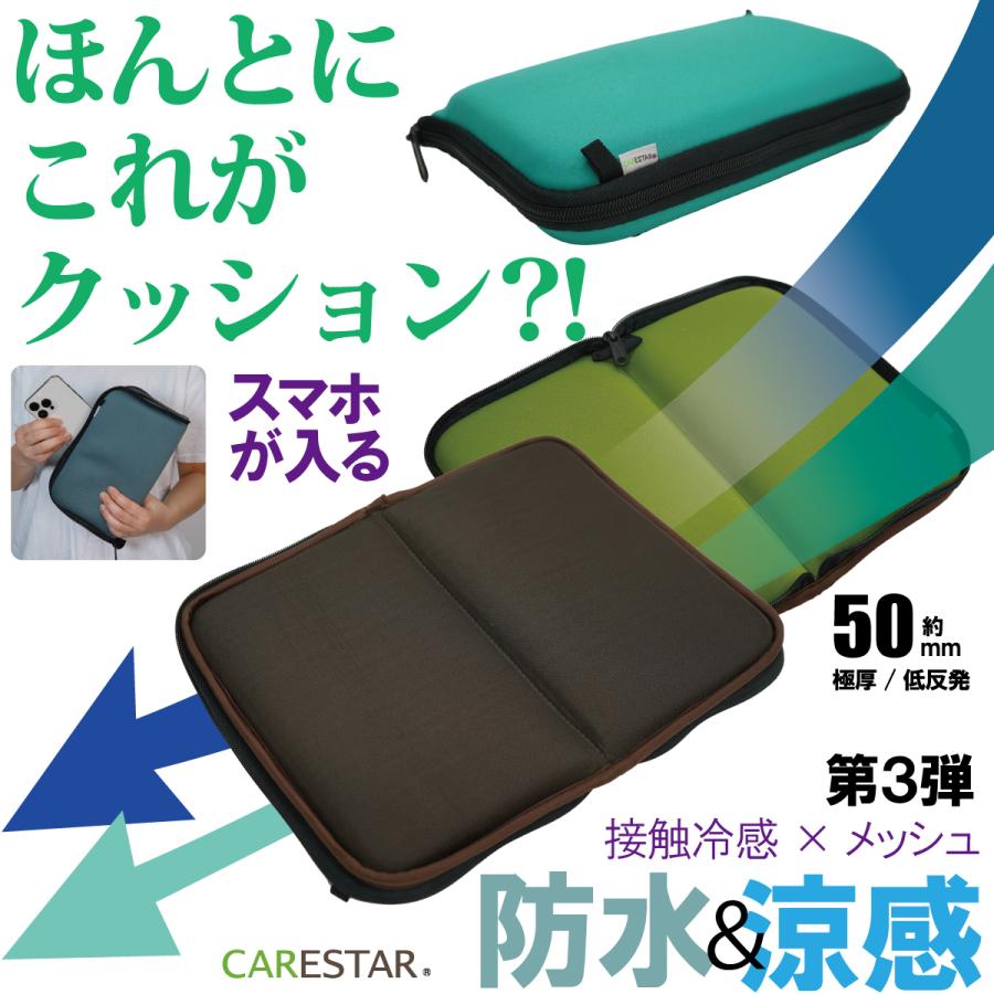 CARESTAR（ケアスター） 接触冷感 ミニクッション 通気性 メッシュ