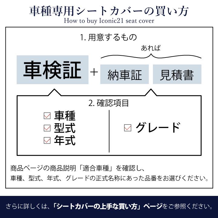 TOYOTA ハイエース 車種専用 シートカバー アイコニック21 ツイード柄 324通りのカスタムオーダー 受注生産約45日後のお届け｜carestar｜13