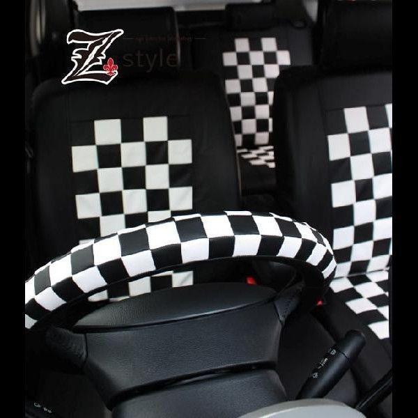 z-style モノトーン チェック ハンドルカバー Sサイズ 軽自動車