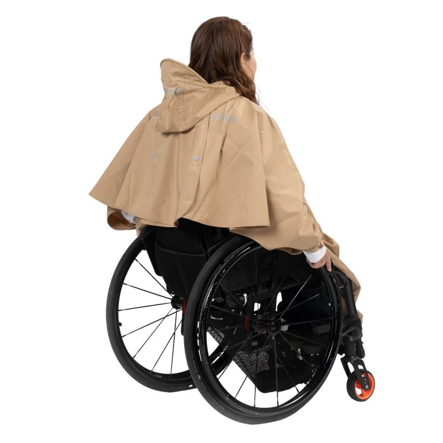ケアウィル] レインウェア【ジャケットのみ】車椅子、防寒、上下分離