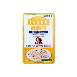 いなば 低脂肪パウチ とりささみ ミックス野菜 80g ドッグフード ウェットフード レトルトパウチ 成犬用 いなば ペットフード ドックフード 月特 カレッツァ 犬用品 ドッグフード 通販 Yahoo ショッピング
