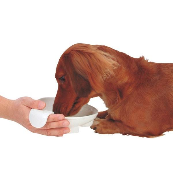 ペティオ 卓越 老犬介護用 持ち手付食器 小 犬用品 小型犬用 食器 犬 代引き不可 老犬介護