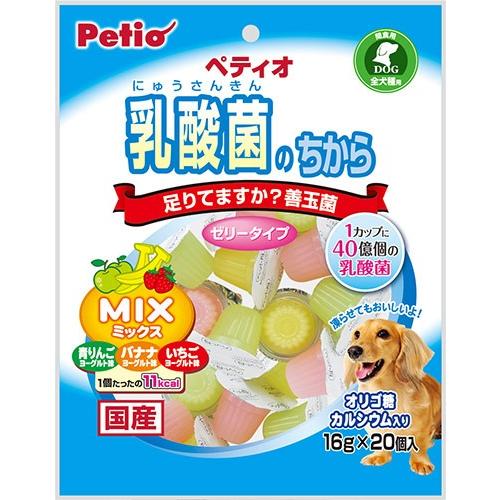 ペティオ 乳酸菌のちからゼリー Mｉx16g ドッグフード ゼリー 犬用おやつ 犬のおやつ 犬のオヤツ いぬのおやつ Dogfood ドックフード Bulk ku カレッツァ 犬用品 ドッグフード 通販 Yahoo ショッピング