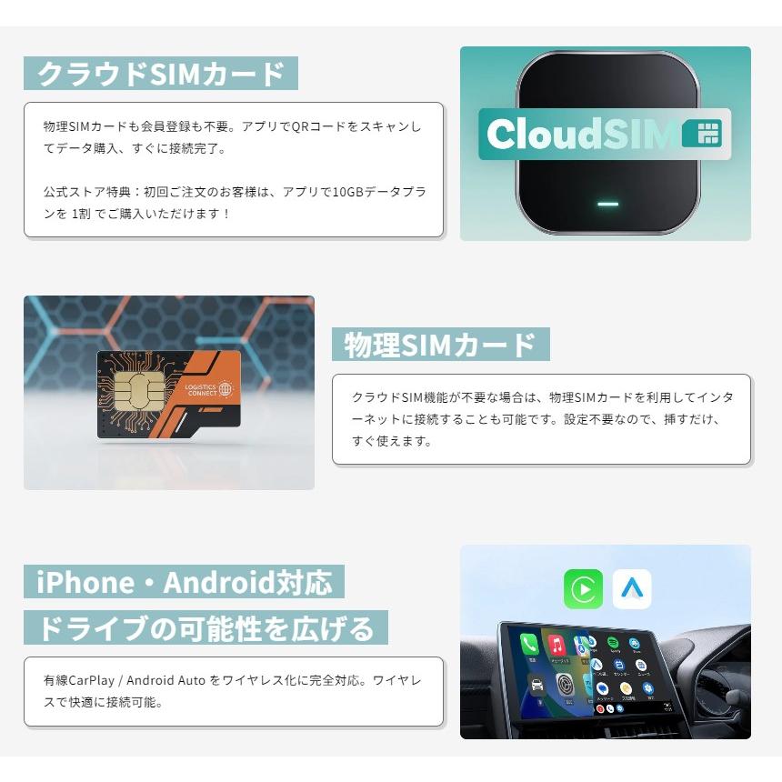 ottocast 正規 オットキャスト OttoAiBox E2 最新 Android13 CarPlay