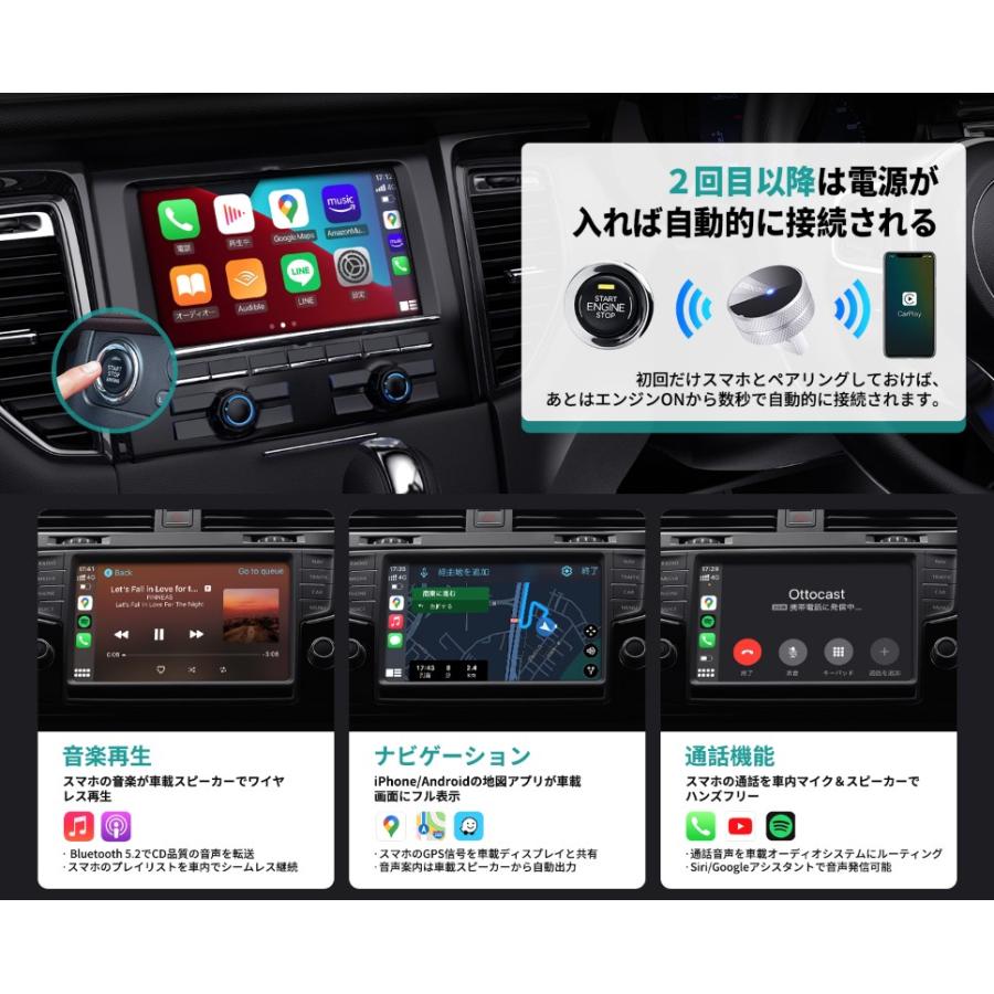 ottocast Ottocast Mini Tube 正規 オットキャスト ワイヤレス