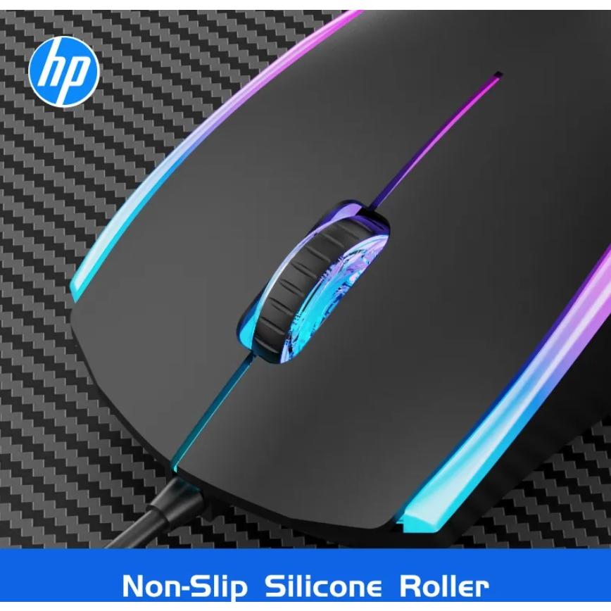 エイチピー HP ゲーミングマウス 3ボタン 左右対称 有線 LEDライト 7色