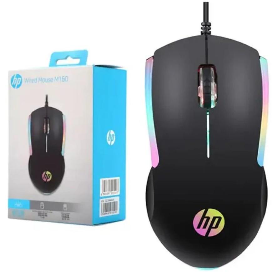 エイチピー HP ゲーミングマウス 3ボタン 左右対称 有線 LEDライト 7色