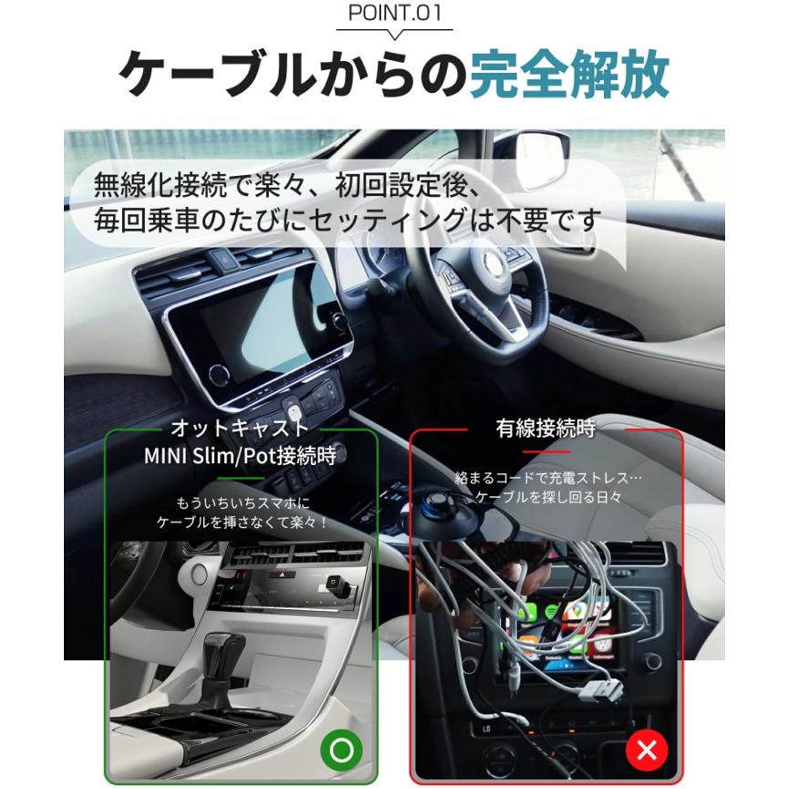 ottocast オットキャスト 正規 OTTOCAST MINI Slim 新型 オット