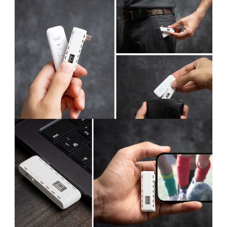 ミラーリングアダプター ワイヤレス 映像転送 転送距離最大30m Wi-Fi