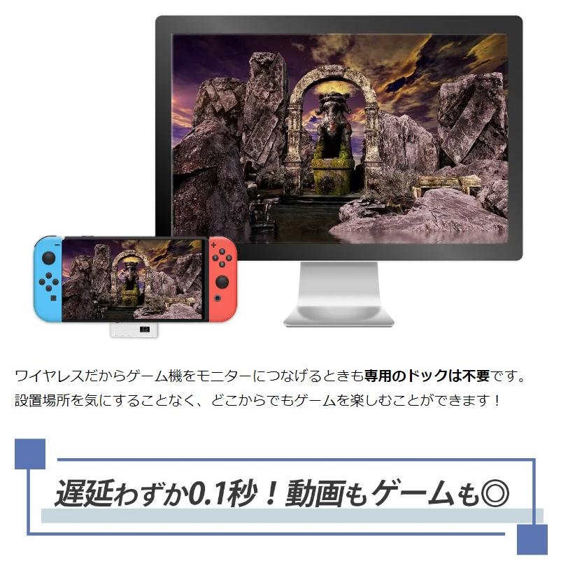 ミラーリングアダプター ワイヤレス 映像転送 転送距離最大30m Wi-Fi