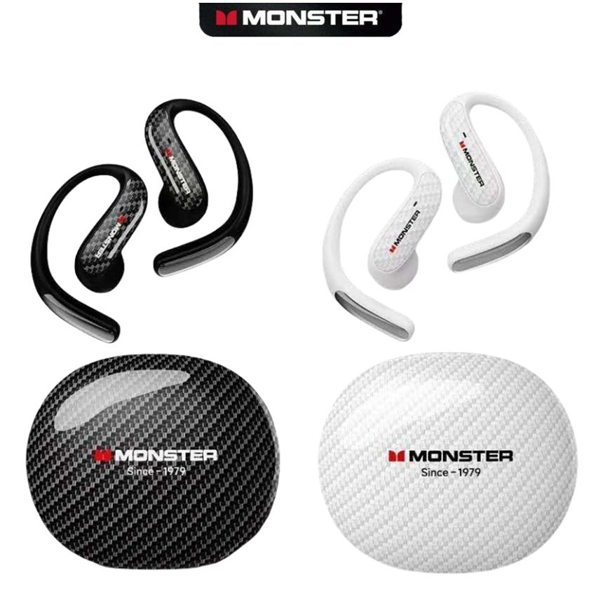 MONSTER ワイヤレスイヤホン オープンイヤー 耳掛け チタン合金 ノイズ