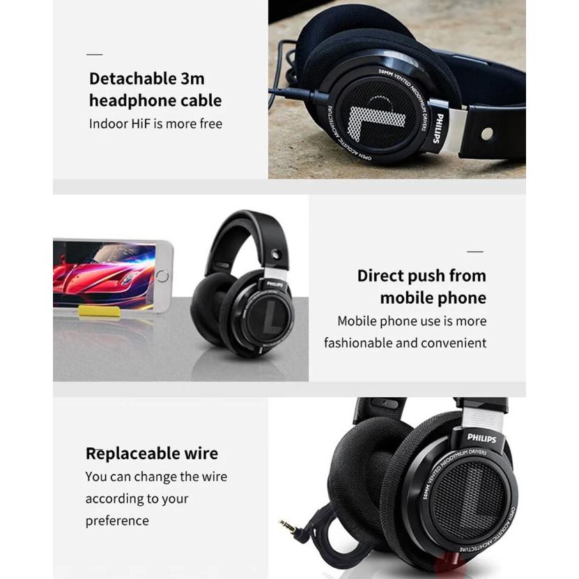 Philips フィリップス ヘッドホン SHP9500 ハイファイステレオ Philips フィリップス ヘッドホン SHP9500 ハイファイステレオ