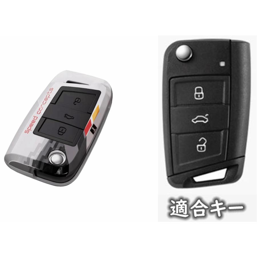 フォルクスワーゲン Volkswagen VW キーケース キーカバー スマート 