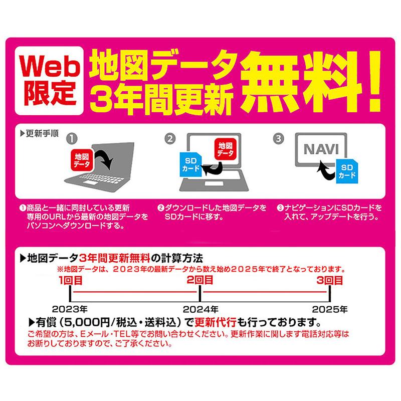 ホンダ/バイク ポータブル防水 ナビ/2023年版地図搭載/タッチパネル/5