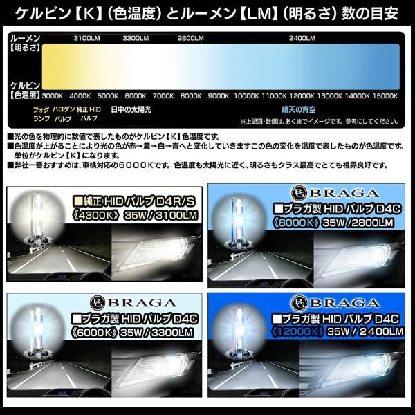 6000K・D4C/D4R・D4S共用/タイプ1 純正交換HIDバルブ2個セット/バーナー/ブラガ｜cargoodsya-shopping｜05