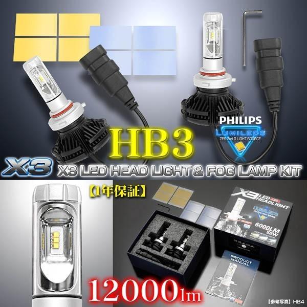 最新版/シルビア/シルフィ/ラフェスタ/HB3/X3 PHILIPS 12000LM/LEDヘッドライトキット/1年保証｜cargoodsya-shopping｜05