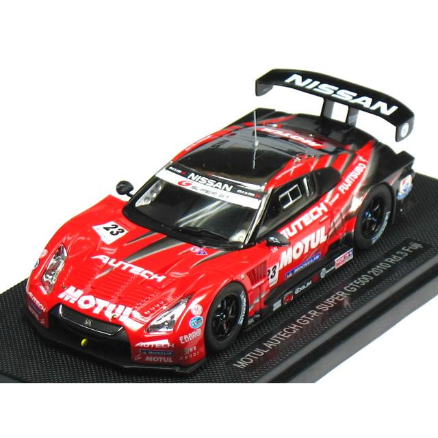 絶版品】エブロ P-4 1/43 スーパーGT 2010 MOTUL AUTECH GT-R No.23 Rd