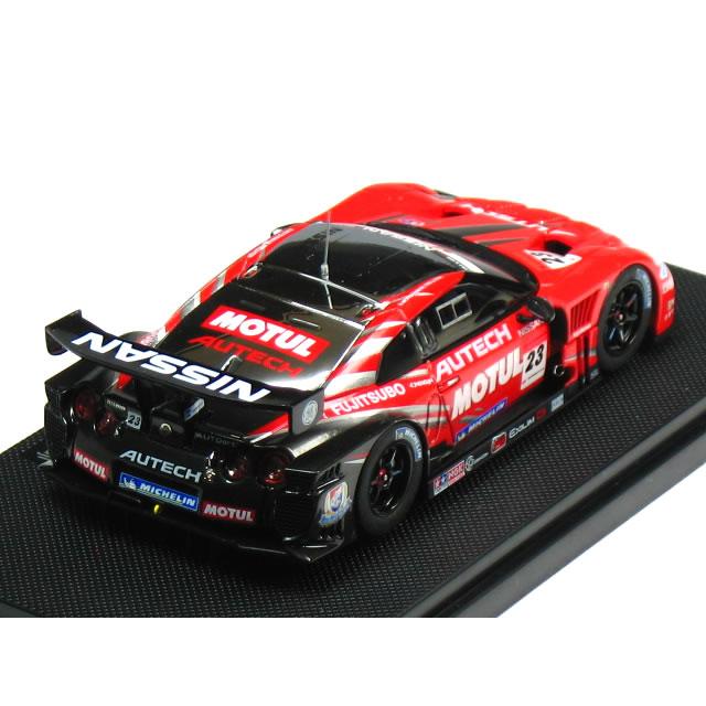 絶版品】エブロ P-4 1/43 スーパーGT 2010 MOTUL AUTECH GT-R No.23 Rd
