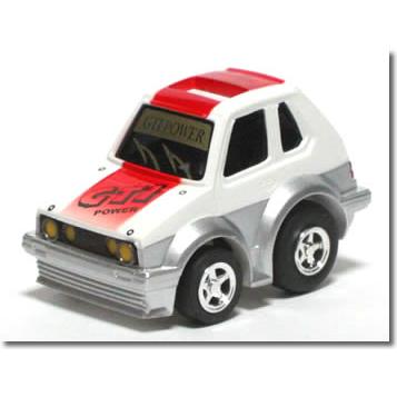 チョロQ 【単品】チョロQ ゴルフ GTI 白II (クリアケース入) : カー