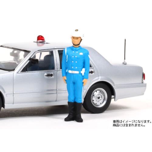 絶版品】RAI'S 1/43 警察官フィギュア 交通機動隊四輪車 男性