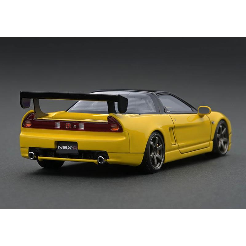 ignition model 1/43 ホンダ NSX-R (NA2) イエロー (TE37 18インチホイール)｜carhobby｜02