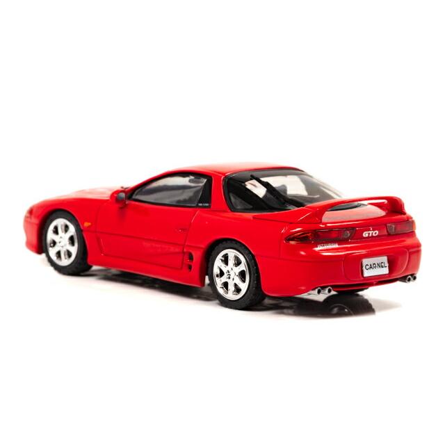 【絶版品】CAR-NEL 1/43 三菱 GTO ツインターボ (Z16A) 後期型 1996 パッションレッド｜carhobby｜02
