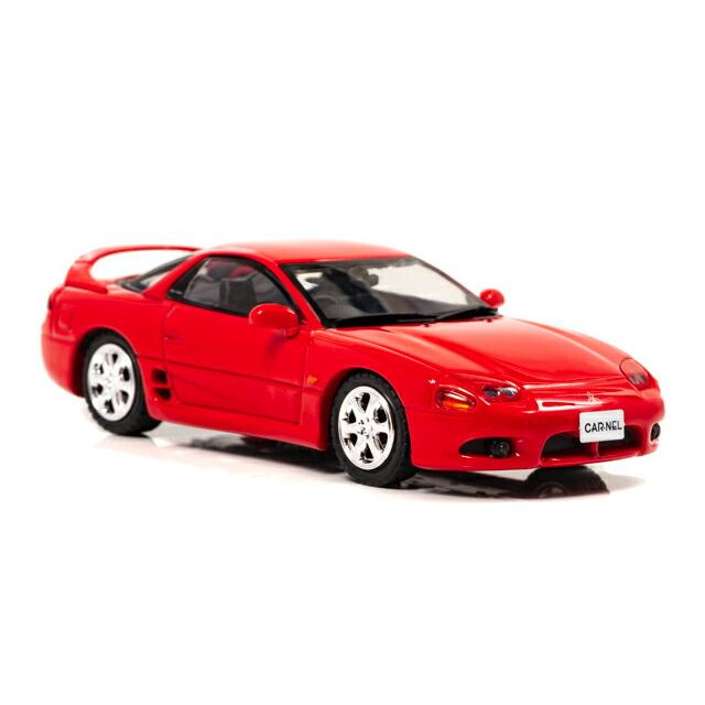 【絶版品】CAR-NEL 1/43 三菱 GTO ツインターボ (Z16A) 後期型 1996 パッションレッド｜carhobby｜03