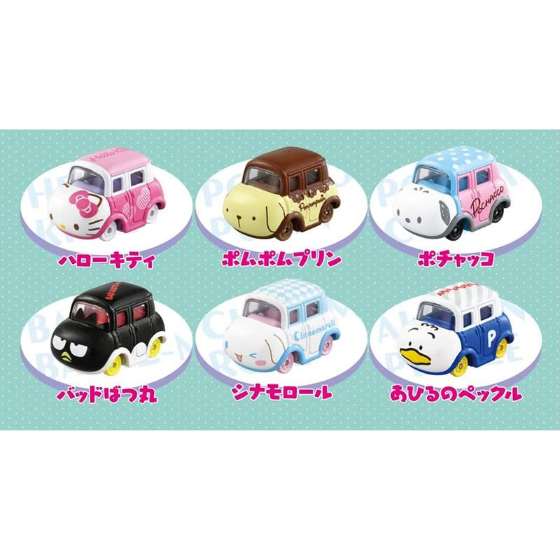 【未開封・ドリームトミカ】 サンリオキャラクターズ コレクション　10種類 大人気サンリオキャラクターズが、世代を超えて大集合！10