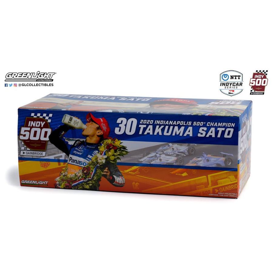 GREENLIGHT 1/18 INDYCAR 2020 インディ 500 優勝車 佐藤琢磨 No.30 