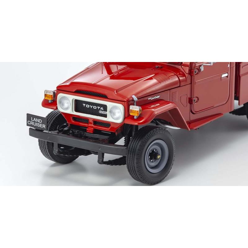 トヨタ（TOYOTA） 京商 1/18 ランドクルーザー 40 レッド : カーホビー