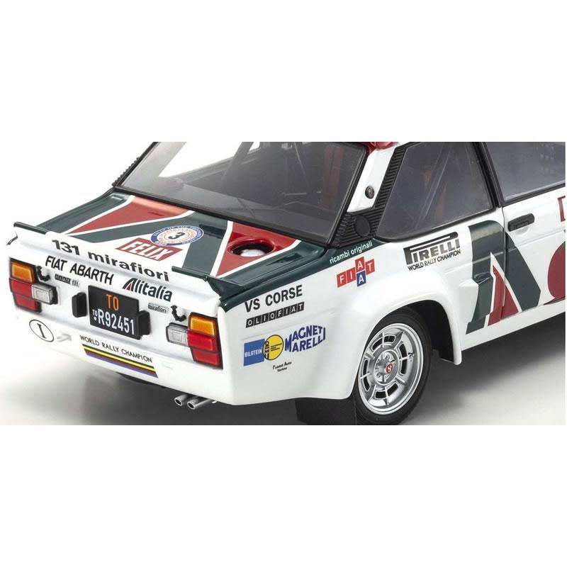 京商　FIAT131 ABARTH 1978 1/18 中古品 京商 1/18 フィアット 131 アバルト ラリー 1978 ポルトガル #1