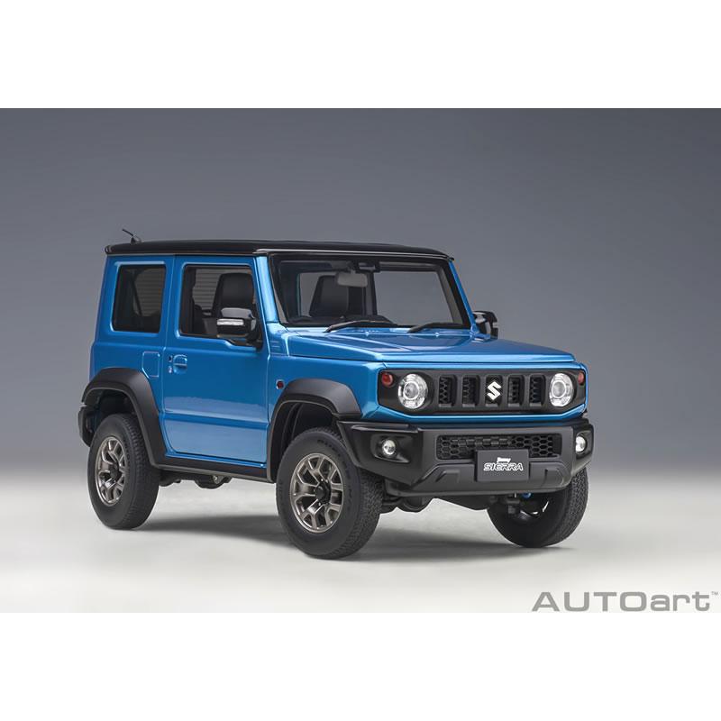 ☆オートアート 1/18 スズキ ジムニー シエラ (JB74) ブルーメタリック