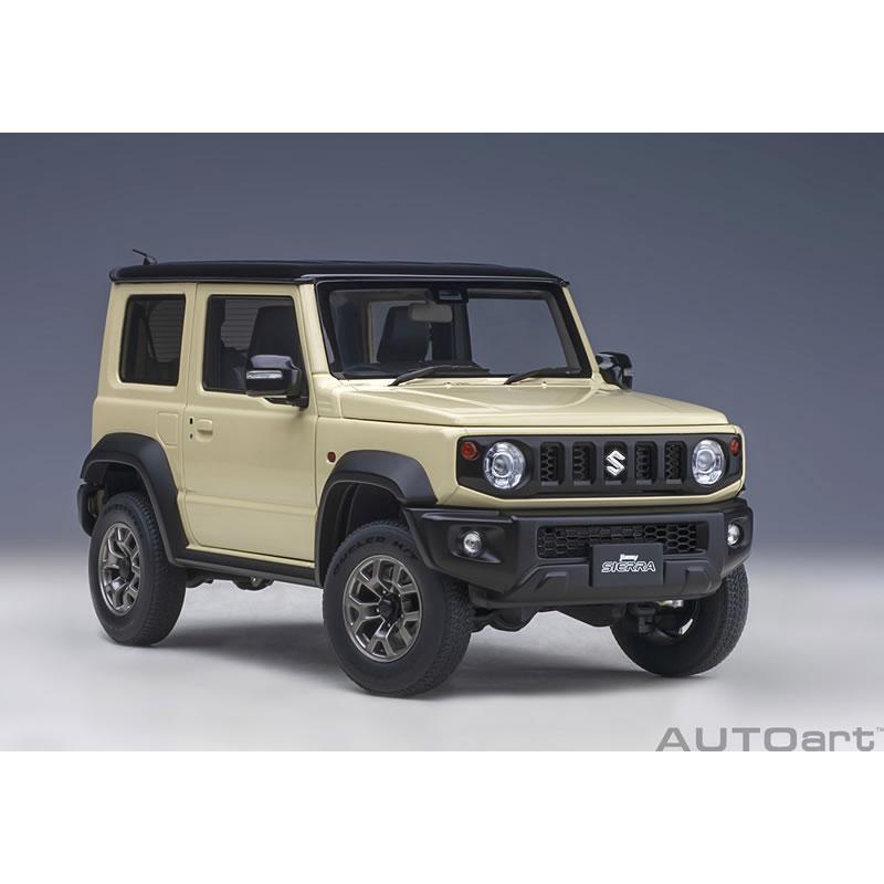 ☆オートアート 1/18 スズキ ジムニー シエラ (JB74) アイボリー