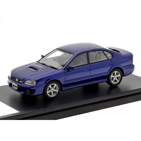 ハイストーリー 1/43 スバル レガシィ B4 RSK 2001 ノーティックブルー 