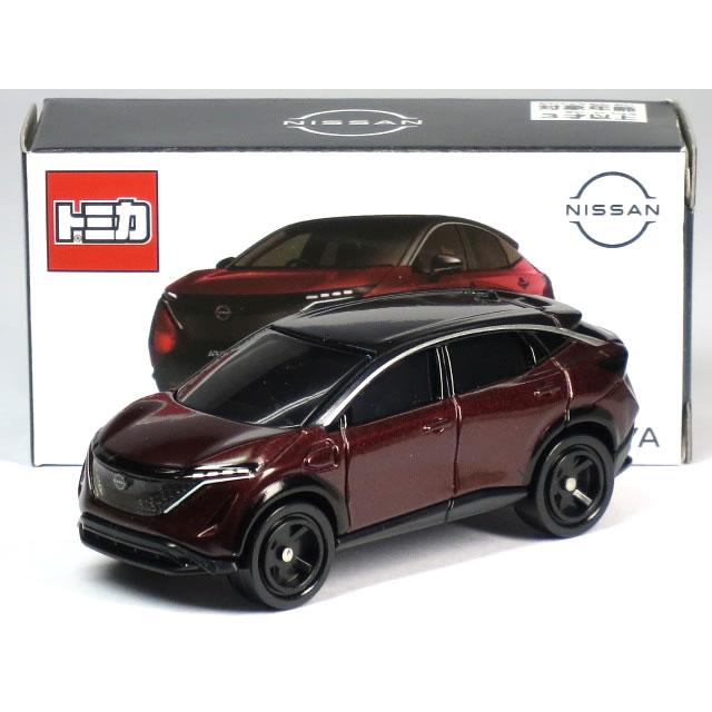 特注トミカ 日産 アリア (NISSAN ARIYA) バーガンディー - 通販 - dev