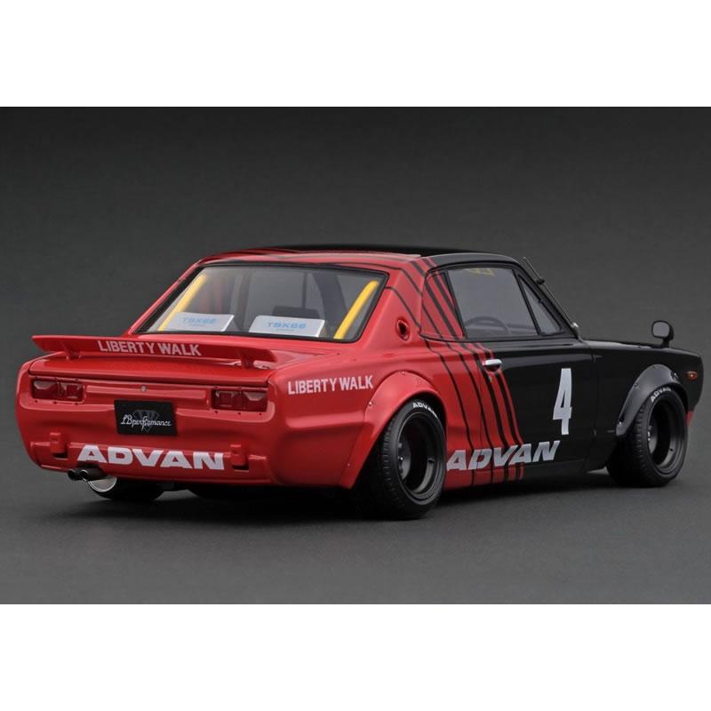 LB-WORKS ハコスカ 2Door レッド イグニッションモデル ignition model（イグニッションモデル） ignition model 1/18 LB