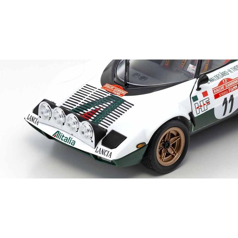 京商 1/18 ランチア ストラトス HF ラリー No.11 サンレモラリー 1975