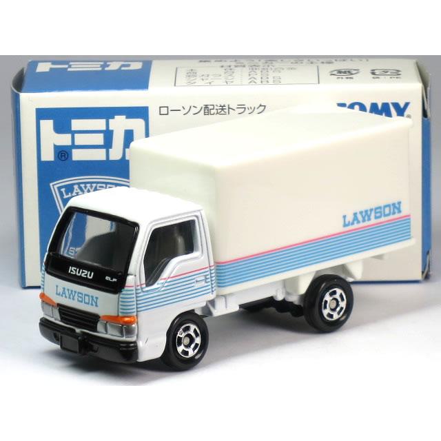 TOMY トミカ ローソン特注 ヴィッツ営業車 いすゞエルフ配送トラック 2
