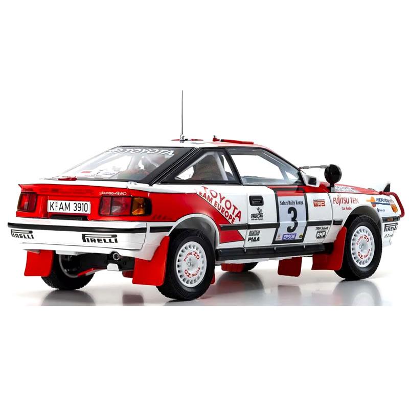 トヨタ（TOYOTA） 京商 1/18 セリカ GT-FOUR (ST165) No.3 サファリ