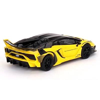 MINI GT 1/64 LB-Silhouette WORKS ランボルギーニ アヴェンタドール GT EVO イエロー (左ハンドル)｜carhobby｜02