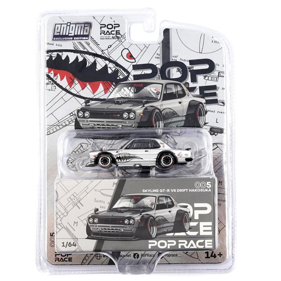 ポップレース 1/64 日産 スカイライン GT-R KPGC10 ハコスカ 日産（NISSAN） POP RACE x Enigma 1/64 スカイライン KPGC10 GT-R