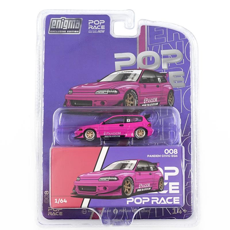 POP RACE 1/64 PANDEM シビック EG6 ピンク : カーホビーショップ