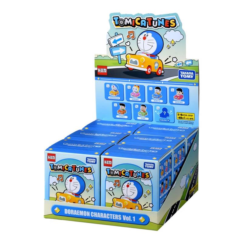 トミカチューンズ ドラえもん キャラクターズ Vol.1 (1BOX:6個入)【★6種類 完全揃い★】【中身確認の為、外箱開封済】の画像