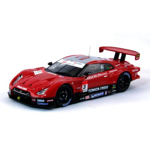 エブロ 1/43 スーパーGT 2009 HASEMI TOMICA EBBRO GT-R No.3 Rd.7