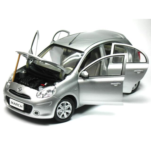 日産（NISSAN） PAUDI 1/18 マーチ K13 2010 シルバー : カーホビー