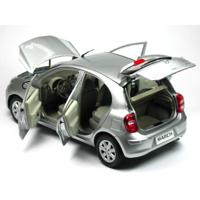 日産（NISSAN） PAUDI 1/18 マーチ K13 2010 シルバー : カーホビー